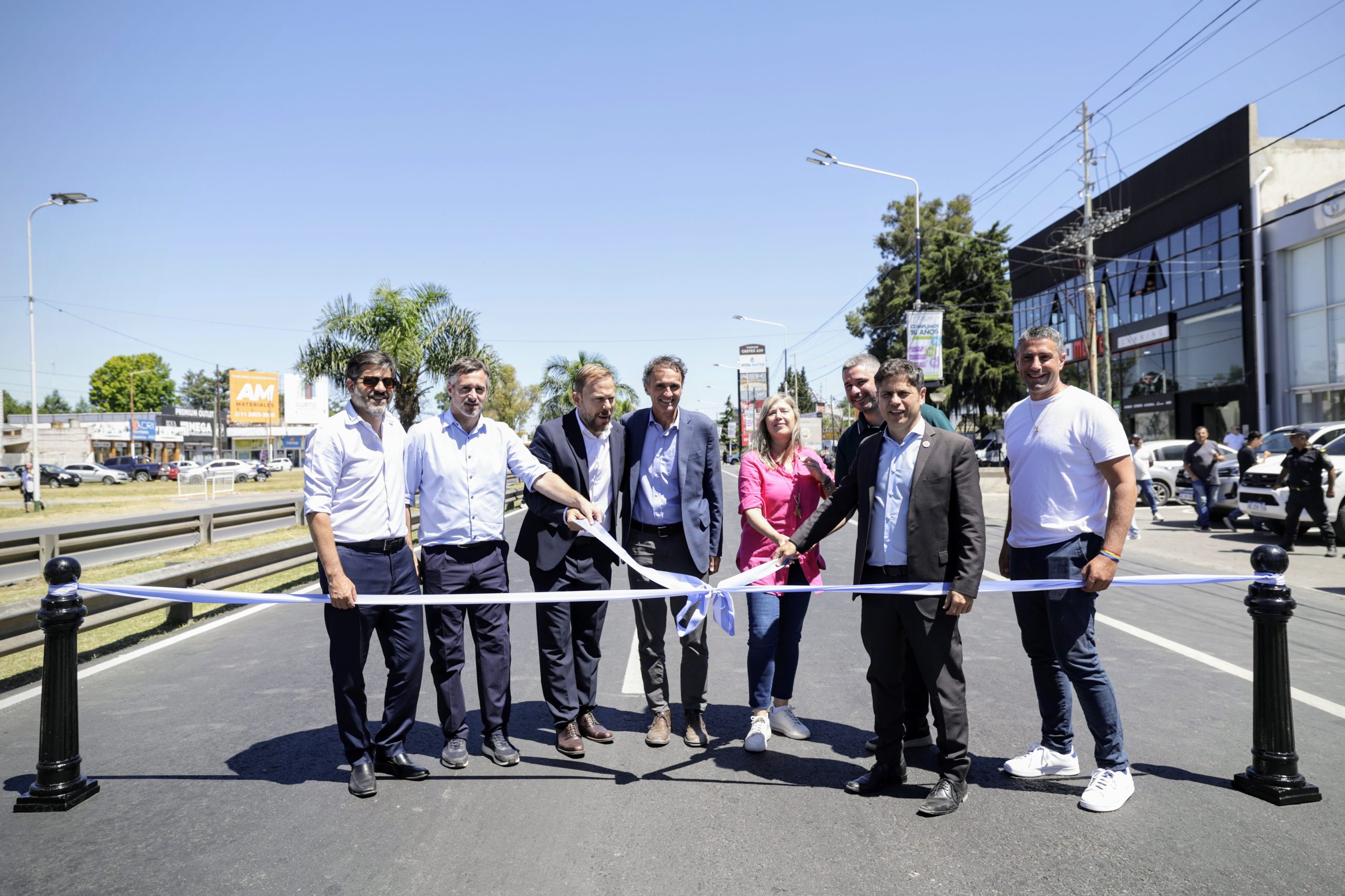 Kicillof encabezó la inauguración de un tramo de la ruta provincial N°58
